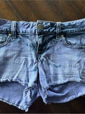 Frayed Hem Women's Denim Shorts